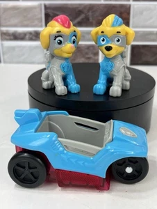 Paw Patrol Mighty Pups Super Paws Mighty Twins Ella Tuck Lot Fahrzeug Figur Spielzeug - Bild 1 von 16