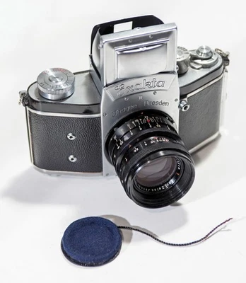 CÁMARA SLR IHAGEE EXAKTA II 35 MM + Objetivo Zeiss Jena Biotar f2 "T" 58 mm Foto 1 de 4