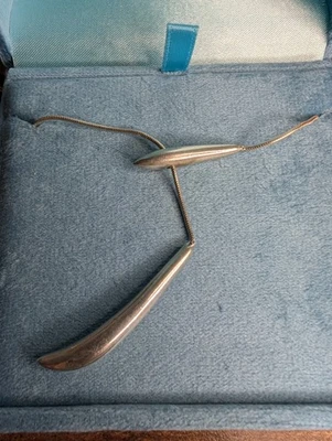 Sterling Silver Lariat Tear Drop Necklace - Image 1 of 4