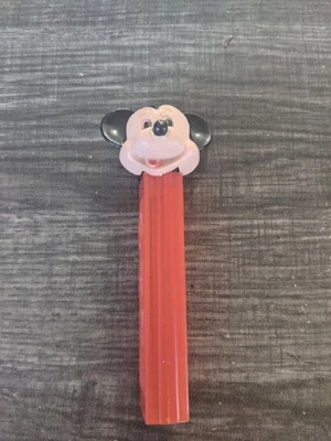 PEZ NO FEET MICKEY MOUSE HONG KONG RED STEM PREOWNED LOOSE - Image 1 of 3
