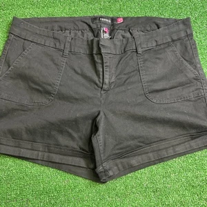 Torrid Womens Black Shorts Elastic Waist Pocket Size 16 - Picture 1 of 9