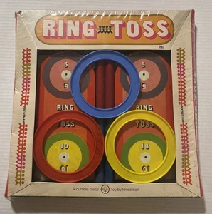 Pressman Ring Toss 1184 -Vintage 1960/70’s- New & Sealed - HTF - Picture 1 of 9
