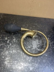 Antik Messing Oldtimer Horn Auto nicht funktionsfähig Messing Ära Modell T - Bild 1 von 13