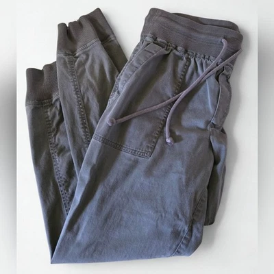 Pantalones de chándal de lino gris Lou & Grey para mujer talla M Foto 1 de 4