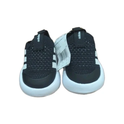Adidas Infantil Bubblecomfy Talla 5K Nuevo con Etiquetas Negro Sin Cordones Nuevo Foto 1 de 4