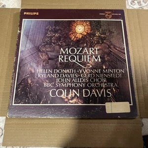 Mozart Requiem Vinyl LP BBC Symphony Orchestra Sir Colin Davis PHS 900-160 - Picture 1 of 6
