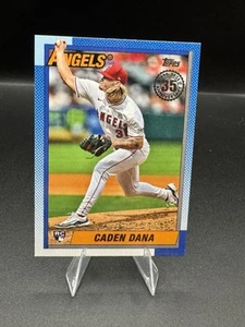 2025 Topps Serie 2 1990 Topps 90B2-28 Caden Dana - Los Angeles Angels RC - Foto 1 di 2