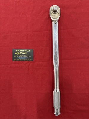 Proto Torque Wrench 10-150 Foot Pounds 6016-1 1/2" Drive Great Shape See Pics! - Image 1 of 3