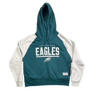 NFL Team Apparel Philadelphia Eagles Green/Gray Pullover Hoodie Size Large L New - Picture 1 of 7