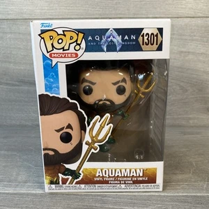 Aquaman 1301 - Funko POP Movies DC - Good Condition In Original box - Picture 1 of 7