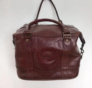 GIANNI CONTI Tan Bag Quality Italian Leather Handbag Grab Bag. - Picture 1 of 9