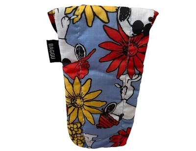 New Snoopy Peanuts Glasses Case Sleeve Sunglasses Storage Soft Protector Red - Image 1 of 3