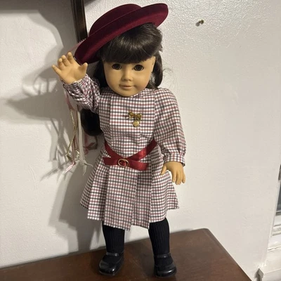 Muñeca American Girl Samantha de colección Pleasant Company cuerpo blanco 1986 cuerda plana Foto 1 de 4