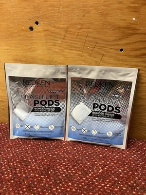 Redken Flash Lift Pods, Hair Lightener & Bonder New Sealed - Lot Of 2 (6 Pods) - Image 1 of 2