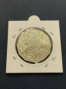 2021 Australian Fifty cent 50c coin - COAT OF ARMS COA - UNC ex Mint Set - Picture 1 of 2