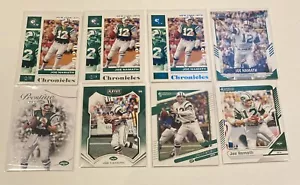 Panini 2020-24 Joe Namath 8 Card Lot Prestige Chronicles Score Donruss Jets NFL - Picture 1 of 16