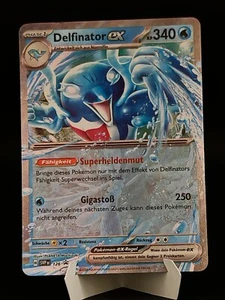 Pokemon Delfinator ex 126 SV Black Star Promos Promo Deutsch NM - Picture 1 of 2