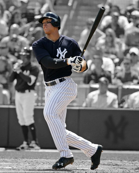 New York Yankees AARON JUDGE Glossy 8x10 Photo Spotlight Print Poster - Image 1 of 1