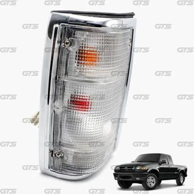 For Mazda B2000 B2200 Fighter B2500 1986 97 Lh Rear Tail Light Lamp Chrome Foto 1 de 4