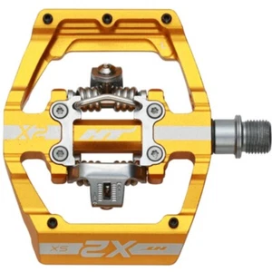 Pair Of Pedals X2-SX Gold 966000149 HT-COMPONENTS BMX Pedals - Picture 1 of 1