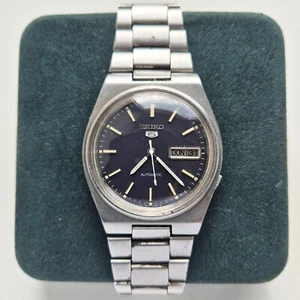 Vintage Seiko 5 7009-3130 Automático 21 Joyas Día Fecha Japón - ENVÍO RÁPIDO - Imagen 1 de 9