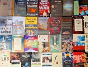RANDOM MIX Lot of 7 SCIENCE Nature MEDICINE Physics SPACE Math Books - Imagen 1 de 3