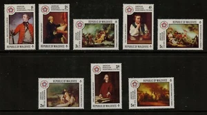 PINTURAS MALDIVAS 622-29, 1976 (BICENTENARIO AMERICANO), MNH (MAL046K) - Imagen 1 de 1