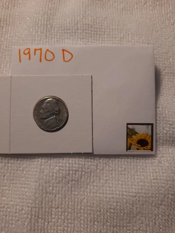 1970 D Jefferson Nickel Cover