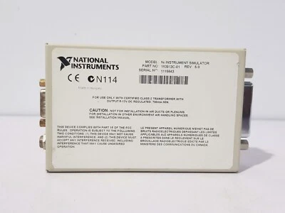 NATIONAL INSTRUMENTS 183913C-01 NI INSTRUMENT SIMULATOR REV 5.0 - image 1 of 4