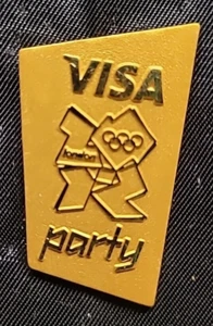 Pin dorado de los Juegos Olímpicos London Vis Party 2012 - Imagen 1 de 2