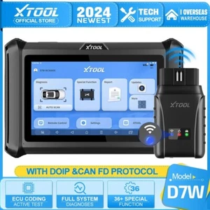 XTOOL D7W WIFI Wireless Diagnostic Bidirectional Scan Tool Advanced ECU Coding - Picture 1 of 6