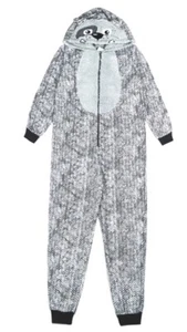 Jellifish Hooded Critter Blanket Sleeper - Grey Dog - Size XS (4/5) - Picture 1 of 3