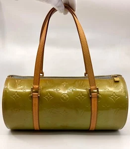 Auténtico bolso de mano Louis Vuitton con monograma Vernis Bedford M9113F, color verde oliva - Imagen 1 de 18
