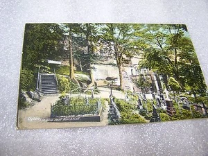 Old Postcard Oybin Ruin with Churchyard - Picture 1 of 1