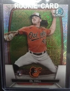 2023 Bowman Chrome DL Hall Mojo Refractor #9 Baltimore Orioles - Picture 1 of 2