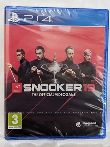 Snooker 19 The Official Videospiel PS4 Neu Ovp UK PLAYSTATION 4 Beschädigt Seal - Picture 1 of 2