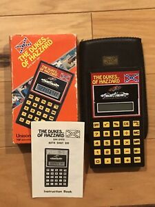 The Dukes Of Hazzard Calculator DH-2103 Box Pouch Unisonic Vintage 1981 EUC