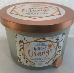 Uplifting Orange Duftkerze mit Pfefferminze und Orange - Bild 1 von 6