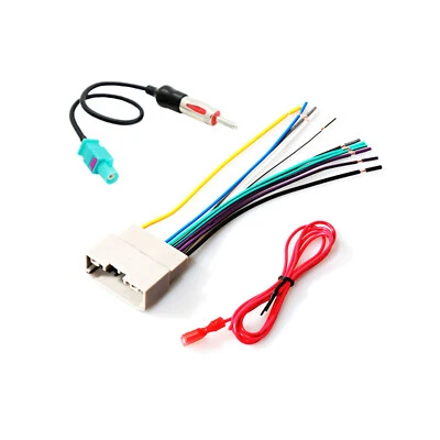 Arnés de cableado de radio de automóvil de repuesto y cable adaptador de antena Chrysler para Dodge Foto 1 de 4