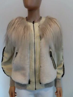 Chaqueta/Chaleco Bottega Veneta Crudo Seda/Oveja/Pelo de Cabra 40/US 4 Foto 1 de 4