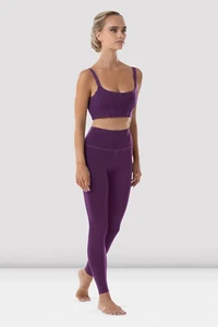 Bloch Dance Full Length Leggings Elegance Purple P4148 - Picture 1 of 3