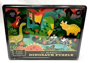 FAO Schwarz 36 Piece Jumbo Princess Castle Puzzle Tin 13”x20” Brand NEW Sealed - Picture 1 of 8