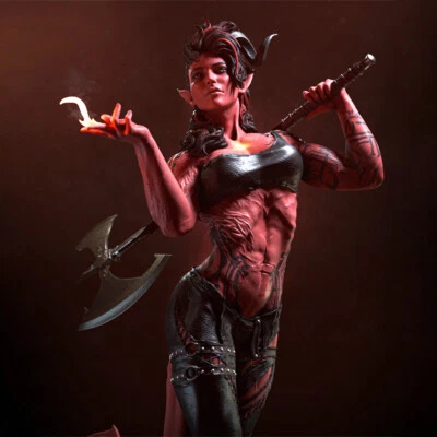 Karlach 1/8 1/6 1/4 3D Print Model Kit Unpainted Unassembled GK - Image 1 of 4