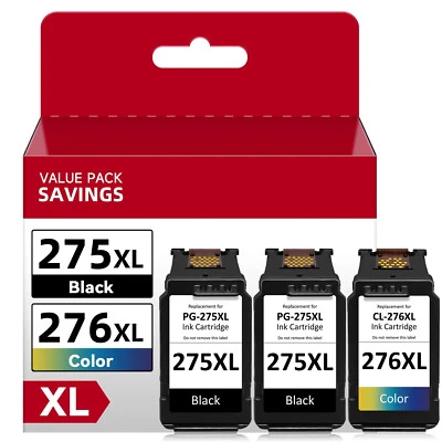 Cartucho de tinta 275XL 276 para impresora Canon PG-275XL CL-276XL PIXMA TR4720 TS3520 Foto 1 de 4