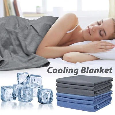 Cooling Blanket for Hot Sleepers Lightweight Arc-Chill Cool Fabric + Soft Cotton - image 1 of 4