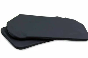 Fits 93-02 Chevrolet Camaro Firebird Synthetic Leather Sunvisor Set Covers Black - Foto 1 di 7