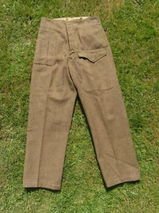Original WW2 British Army 1940 pattern Serge Battledress Trousers BD Uniform - Picture 1 of 14