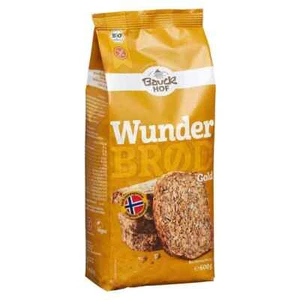 Bauckhof Wunderbrød gold (2x 600g) Doppelpack Backmischung Brot backen Bread - Bild 1 von 1