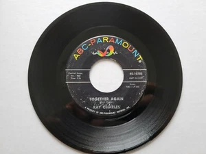 RAY CHARLES - Together Again / You're Just About To Lose Your Clown 1966 R&B vg - Imagen 1 de 2