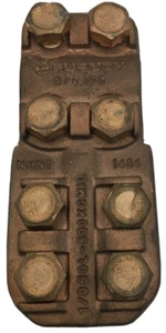 NNT1434 BURNDY H-2.42 X LONGITUD 5.82 X W-2.56 ALTA ALEACIÓN DE COBRE CONECTOR EN T PARA  - Imagen 1 de 4